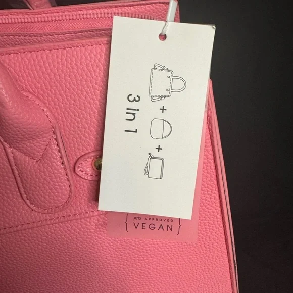 Elegant Pink Handbag Set - Picture 3 of 5